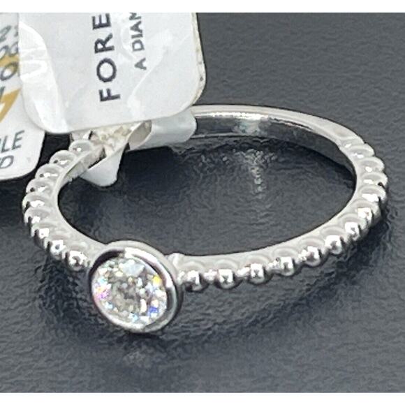 De Beers Forevermark Natural Diamond 18K Solid Gold Ring (1/4 ct) SZ 6.5 Luxury - Picture 11 of 16